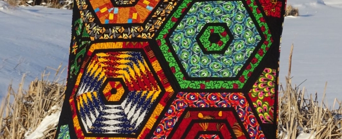 Front of African Garden Quilt