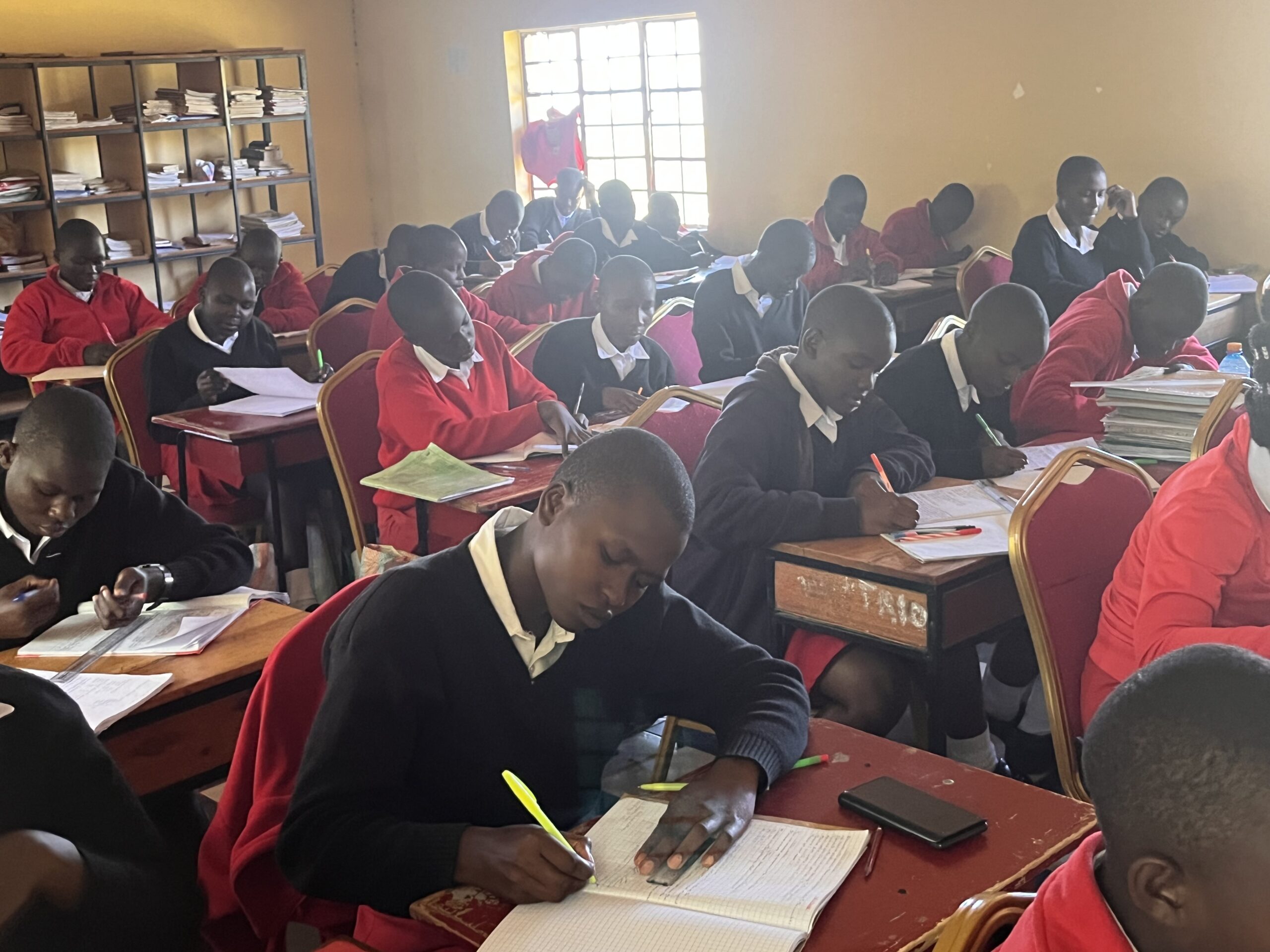 Students in classroom New Kenyan education requirements will change high schools from 4 to 3 years, and focus on skill competencies rather than simple mastery of content.
